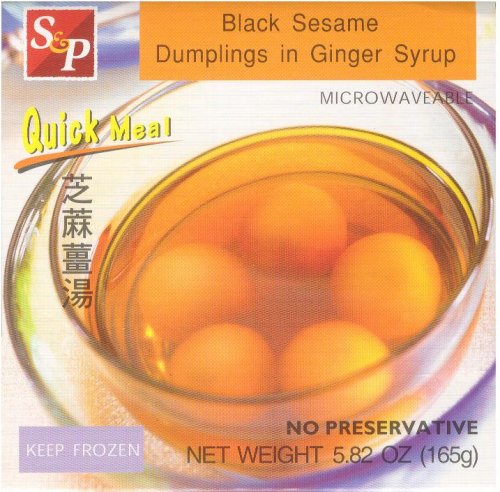 S&P - Black Sesame Dumplings in Ginger Syrup - บัวลอยน้ำขิง