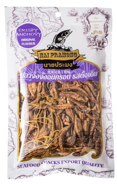 Nai Pramong  -  Crispy Anchovy ปลาจิ้งจั้งอบกรอบ