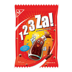 123 ZA! Cola Flavor Candy ลูกอมกลิ่นโคล่าตรา 123ซ่า!