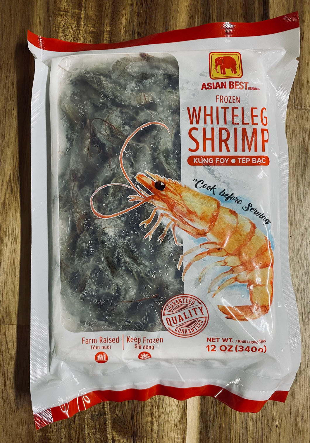 Asian Best - Whiteleg Shrimp - กุ้งฝอยแช่แข็ง