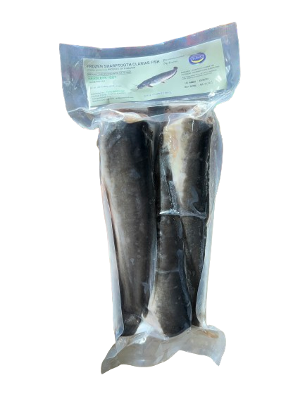 Gusto - Frozen Sharptooth Clarias Fish (Catfish) - ปลาดุกตัดหัว แช่แข็ง