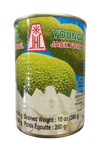 JHC - Young Green Jack Fruit in Water ขนุนอ่อน ในน้ำ