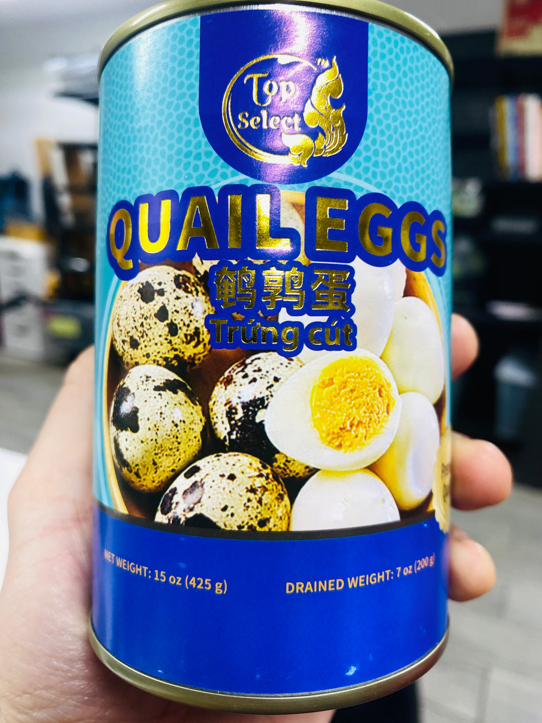 Top Select - Quail Eggs ไข่นกกระทาในน้ำ