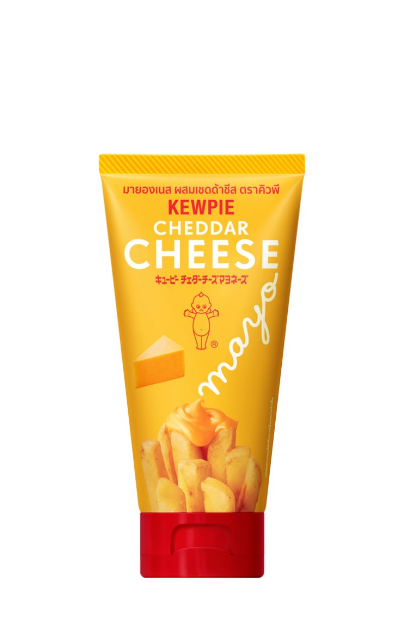 Kewpie - Cheddar Chese Mayo - มายองเนส ผสมเชดด้าชีส ตราคิวพี