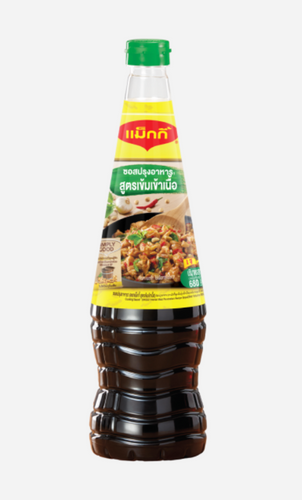 Maggi - Seasoning Sauce Green Label - ซอสปรุงอาหาร สูตรเข้มข้นเข้าเนื้อ แม็กกี้ (เจ)