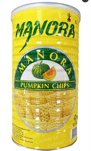 Manorah - Pumpkin Chips (Can) ข้าวเกรียบฟักทอง