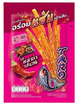 Taro Fish Snack (Mala Flavor) ปลาสวรรค์ทาโร่ รสคหม่าล่า เสฉวน
