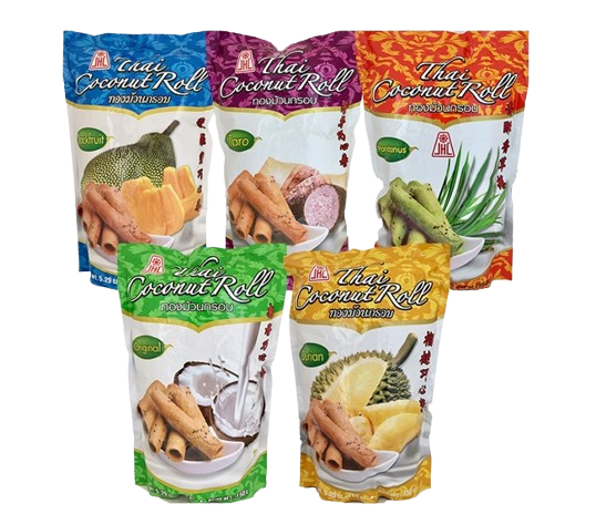 JHC - Thai Coconut Roll - ทองม้วนกรอบ