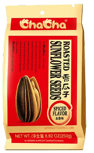 Cha Cha - Roasted Sunflower Seeds - Spiced Flavor - เมล็ดทานตะวันคั่ว กลิ่นเครื่องเทศ