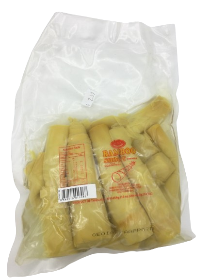 BBS - Bamboo Shoot Peeled Rai in Water (Tip) (Bag) - หน่อไม้ไร่ในน้ำ