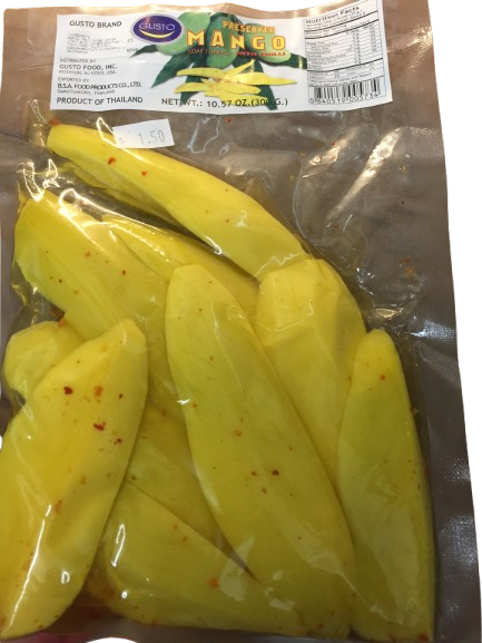 Gusto - Preserved Mango With Chili มะม่วงดองใส่พริก