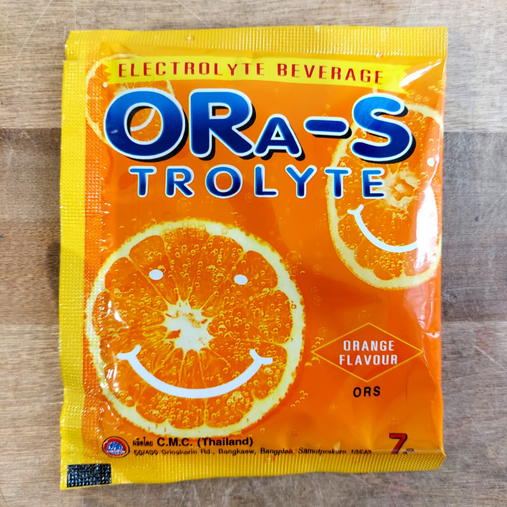 ORA-S Trolyte - เกลือแร่ออราส รสส้ม – 3 Aunties Thai Market