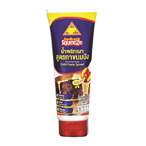 Chua Hah Seng - Squeeze Chilli Paste Spread - นำ้พริกเผาฉั่วฮะเส็งแบบหลอด