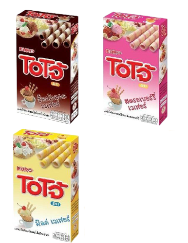 Ojo - Wafer Stick with Flavored Cream - เวเฟอร์ชนิดแท่งสอดไส้ครีม ตราโอโจ้