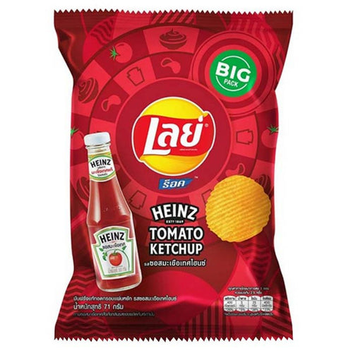 Lay's - Rock Heinz Tomato Ketchup Flavor - เลย์ร็อค รสซอสมะเขือเทศ