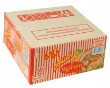 Mama - Instant Rice Stick Boat Noodle (Moo NamTok) (Box) - มาม่าเส้นเล็ก หมู น้ำตก กล่อง