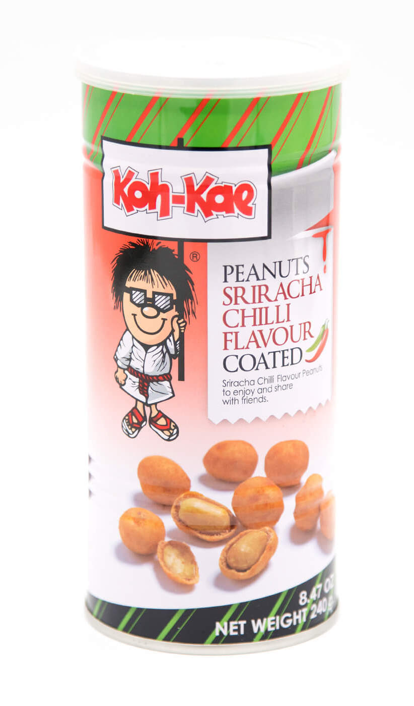 Koh-Kae Sriracha Chili Flavour Coated Peanut ถั่วโก๋แก่รสซอสพริกศรีราชา - 3 Aunties Thai Market