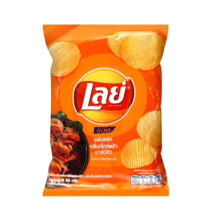 Lay's - Rock Crispy Potato Chips (Extra BBQ Flavour) - เลย์ร๊อค รสเอ๊กซ์ตร้าบาร์บีคิว