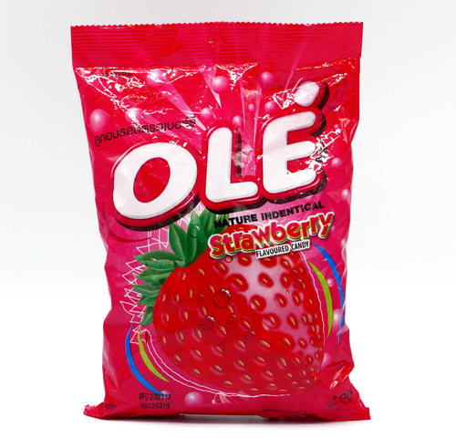 OLE (Strawberry Flavour Candy) โอเล่ ลูกอมรสสตรอเบอร์รี่ - 3 Aunties Thai Market