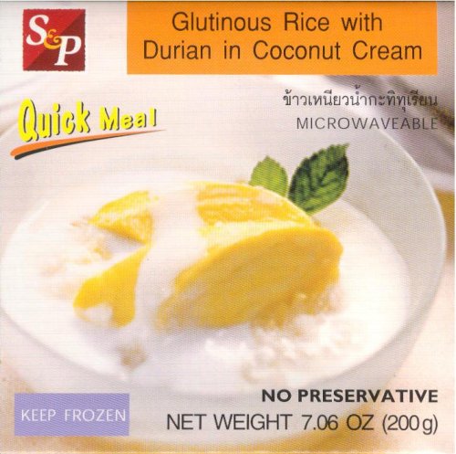 S&P - Glutinous Rice with Durian in Coconut Cream - ข้าวเหนียวน้ำกะทิทุเรียน