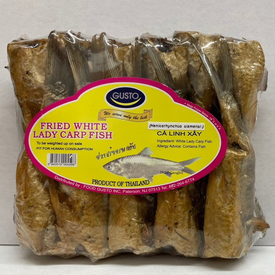 Gusto - Fried White Lady Carp Fish - ปลาสร้อยรมควัน