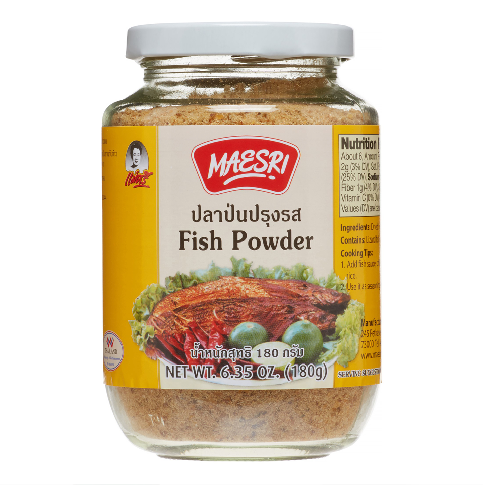 Maesri - Fish Powder ปลาป่นปรุงรส - 3 Aunties Thai Market