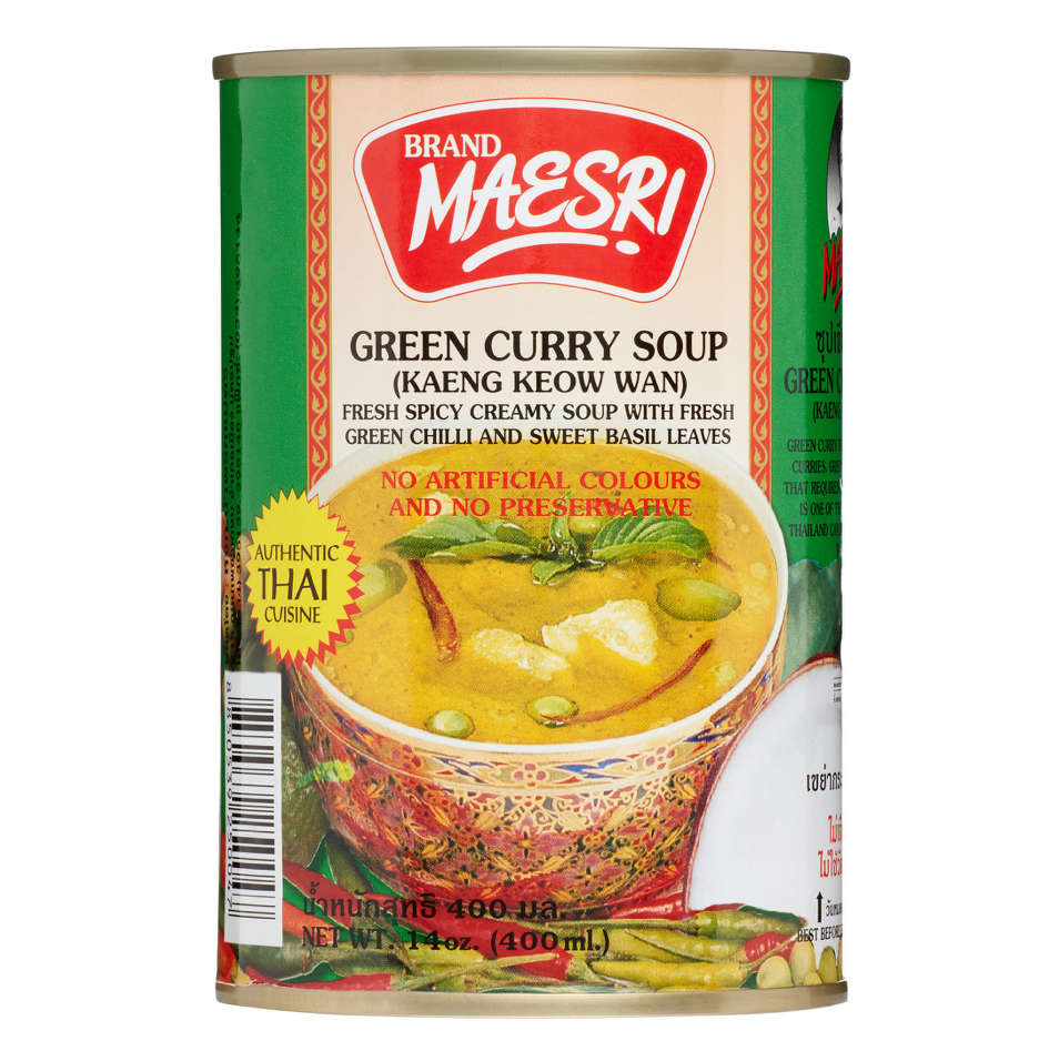 Maesri - Green Curry Soup แกงเขียวหวาน - 3 Aunties Thai Market