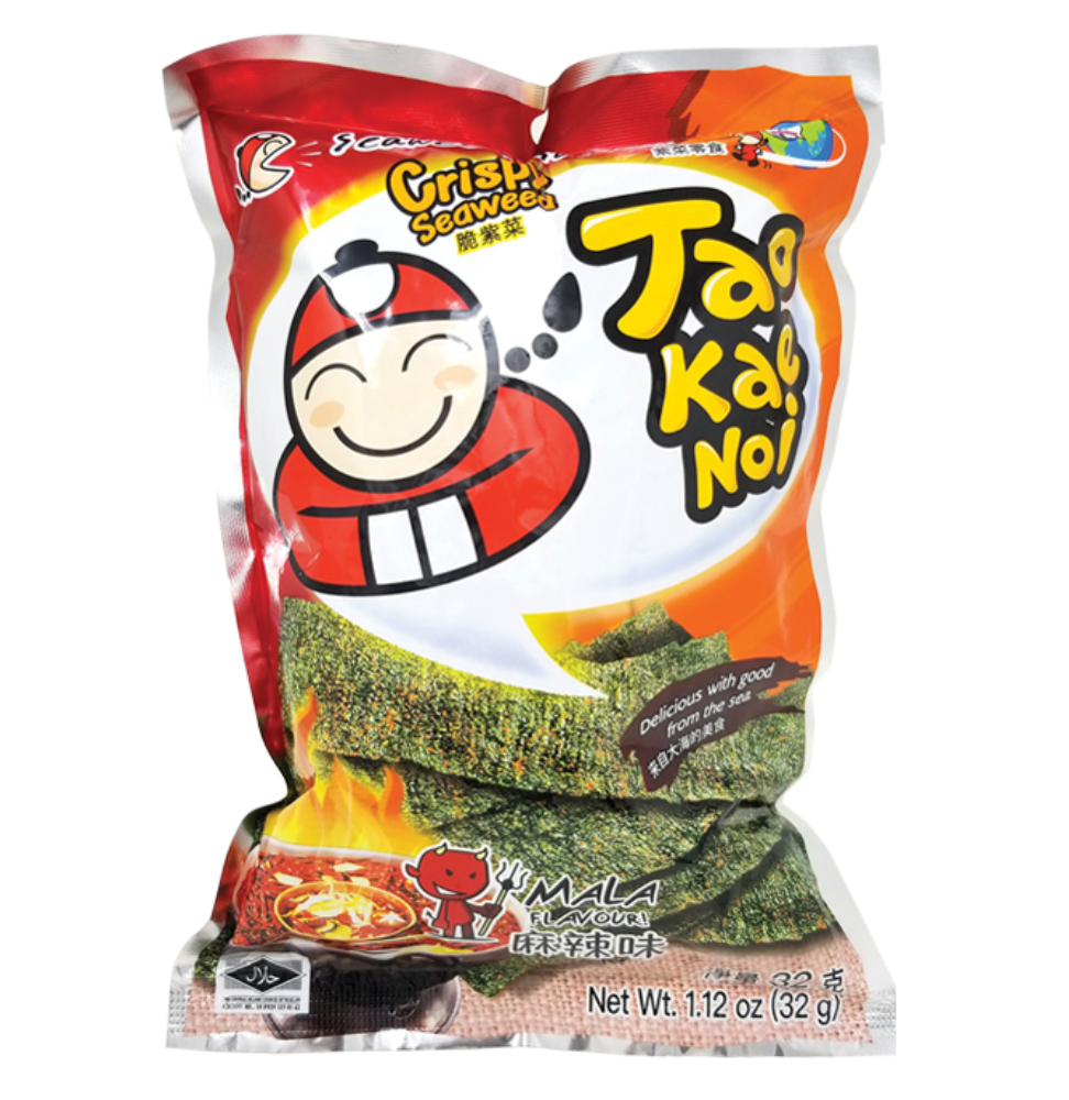 Tao Kae Noi - Crispy Seaweed Mala Flavor - สาหร่ายกรอบรสหมาล่า