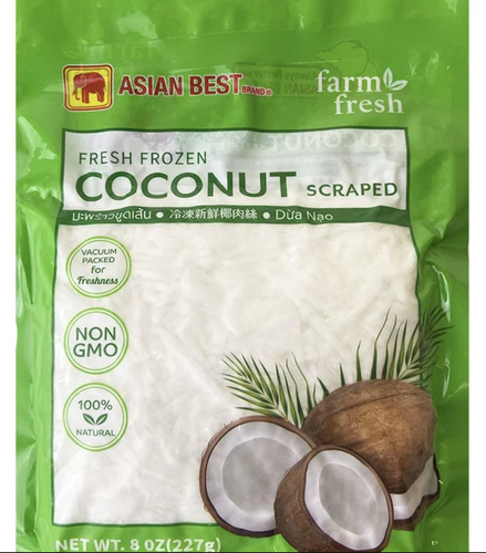Asian Best - Frozen Scraped Coconut มะพร้าวขูดเส้นแช่แข็ง