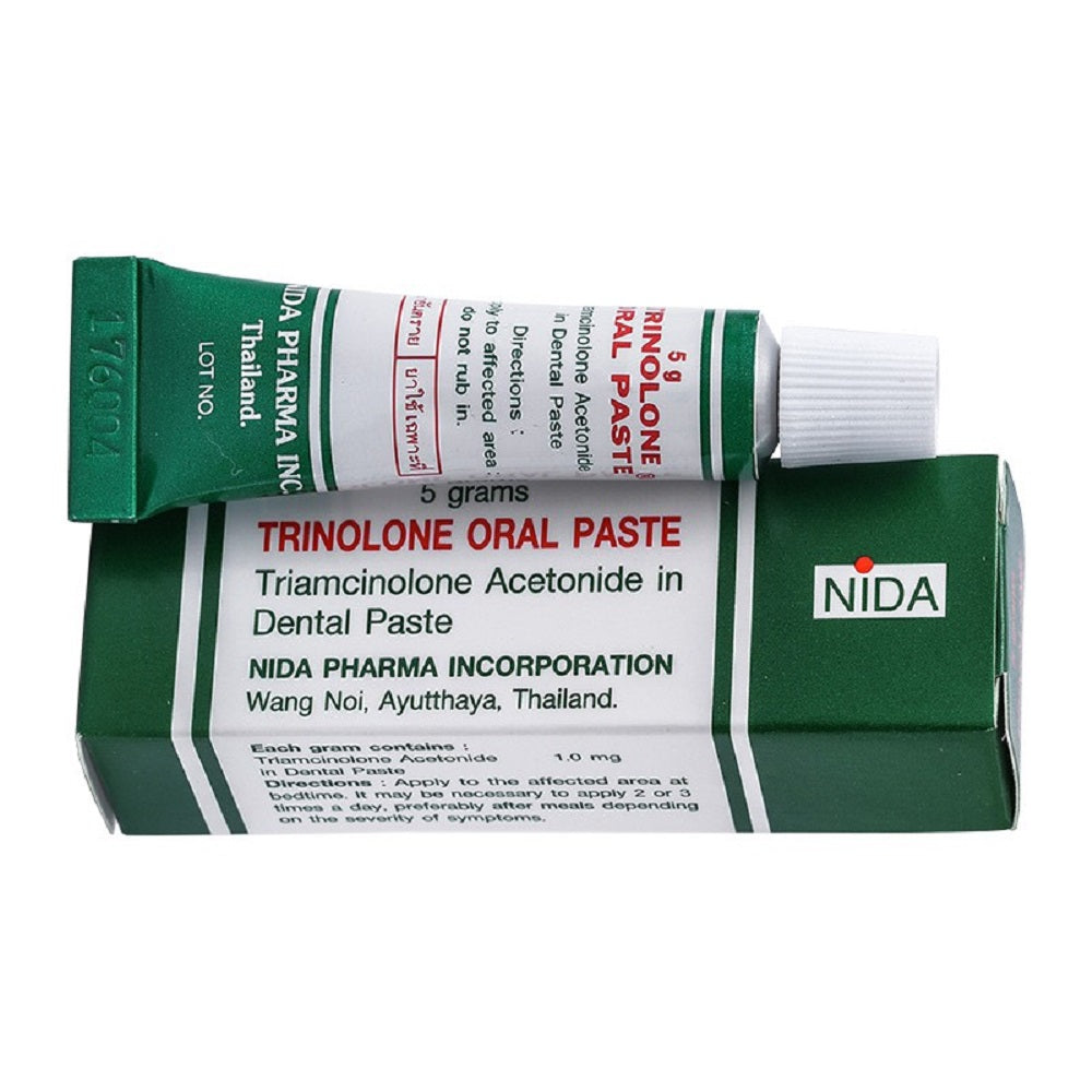 Trinolone Oral Paste ไตรโนโลน ชนิดป้ายปากแก้ร้อนใน