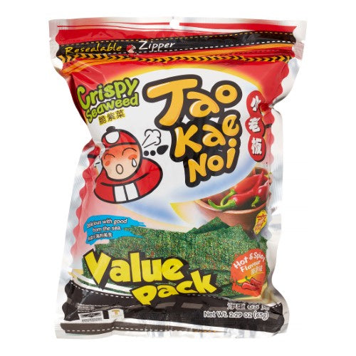 Tao Kae Noi - Crispy Seaweed Hot & Spicy - เถ้าแก่น้อย สาหร่าย สไปซี่