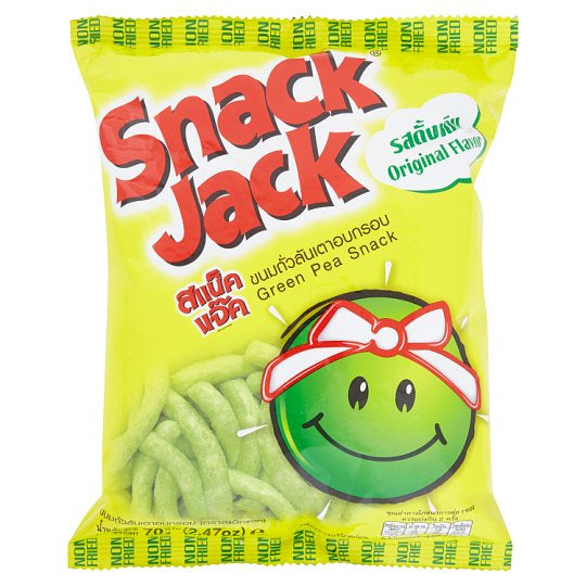 Snack Jack - Green Pea Snack - ขนมถั่วลันเตาอบกรอบ ตราสแน็คแจ๊ค