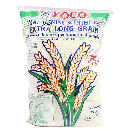 Foco - Jasmine Extra Long Grain - ข้าวหอมมะลิโฟโก้ - 3 Aunties Thai Market