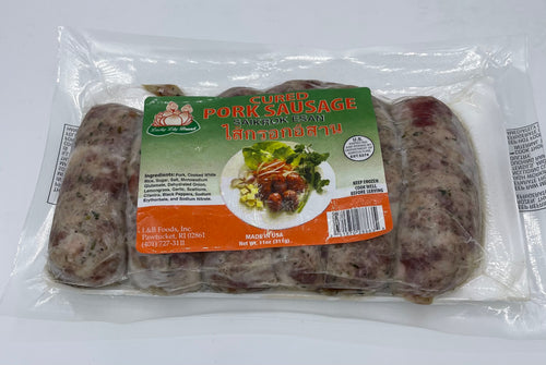 Lucky Lily - Frozen Cured Pork Sausage (Esan Sausage) - ไส้กรอกอีสาน แบบเปรี้ยว แช่แข็ง