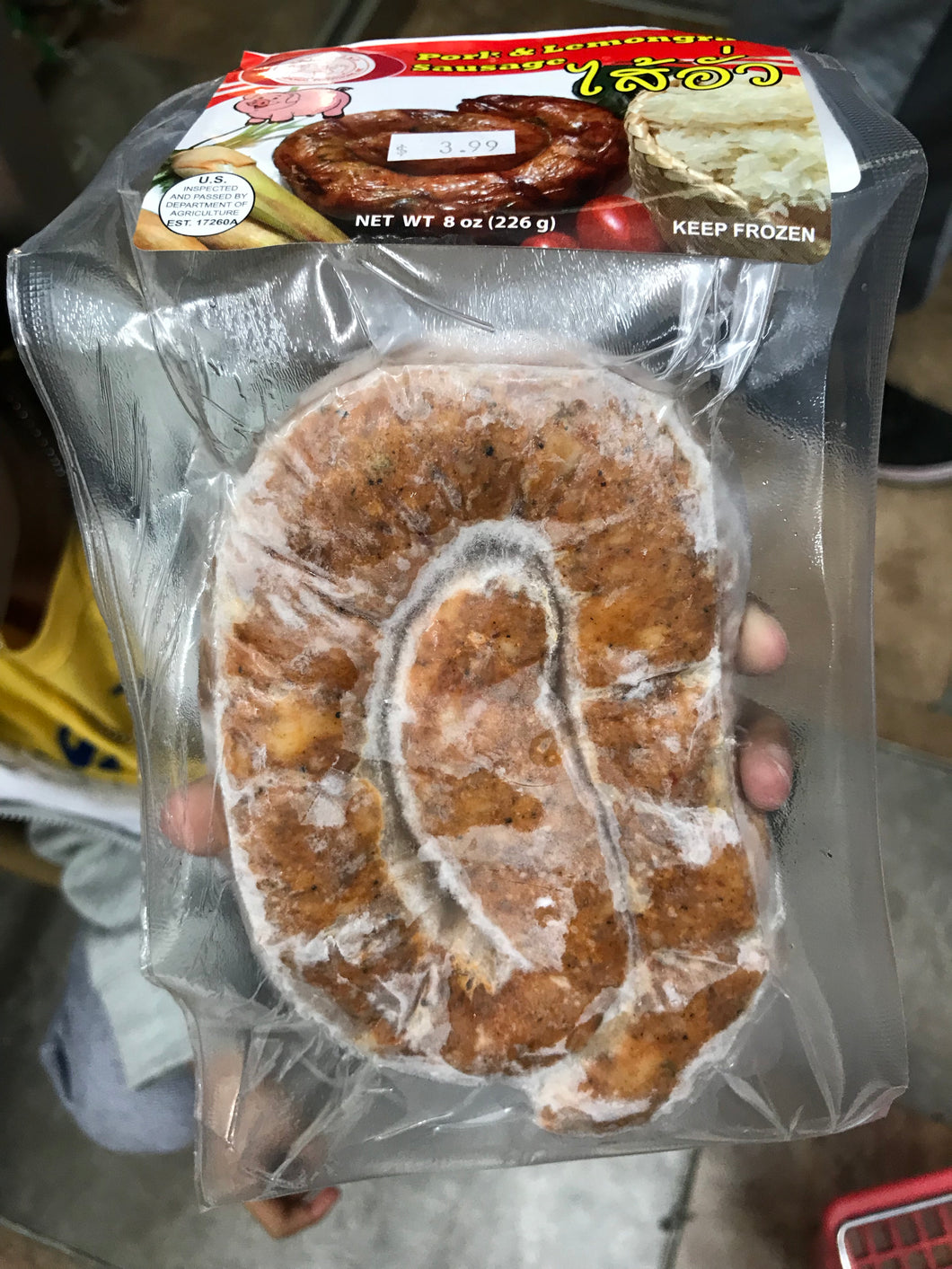 Chef Brand - Pork Lemongrass Sausage - ไส้อั่ว - 3 Aunties Thai Market