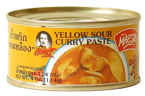 Maesri - Yellow Sour Curry Paste น้ำพริกแกงเหลือง - 3 Aunties Thai Market