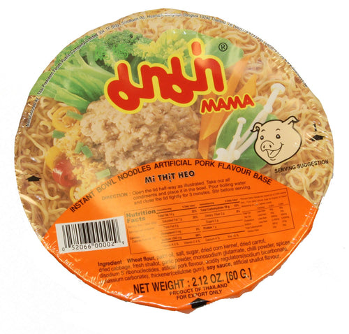 Mama - Instant Bowl Pork Noodles (Cup) มาม่าถ้วย รสหมู