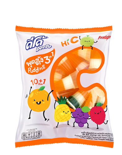 Deedo - 3 in 1 Fruit Jelly - พุดดิ้ง 3 in 1 ดีโด้