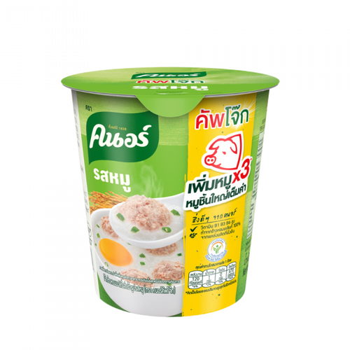 Knorr - Cup - Jok Pork - คัพโจ๊ก รสหมู (ถ้วย)